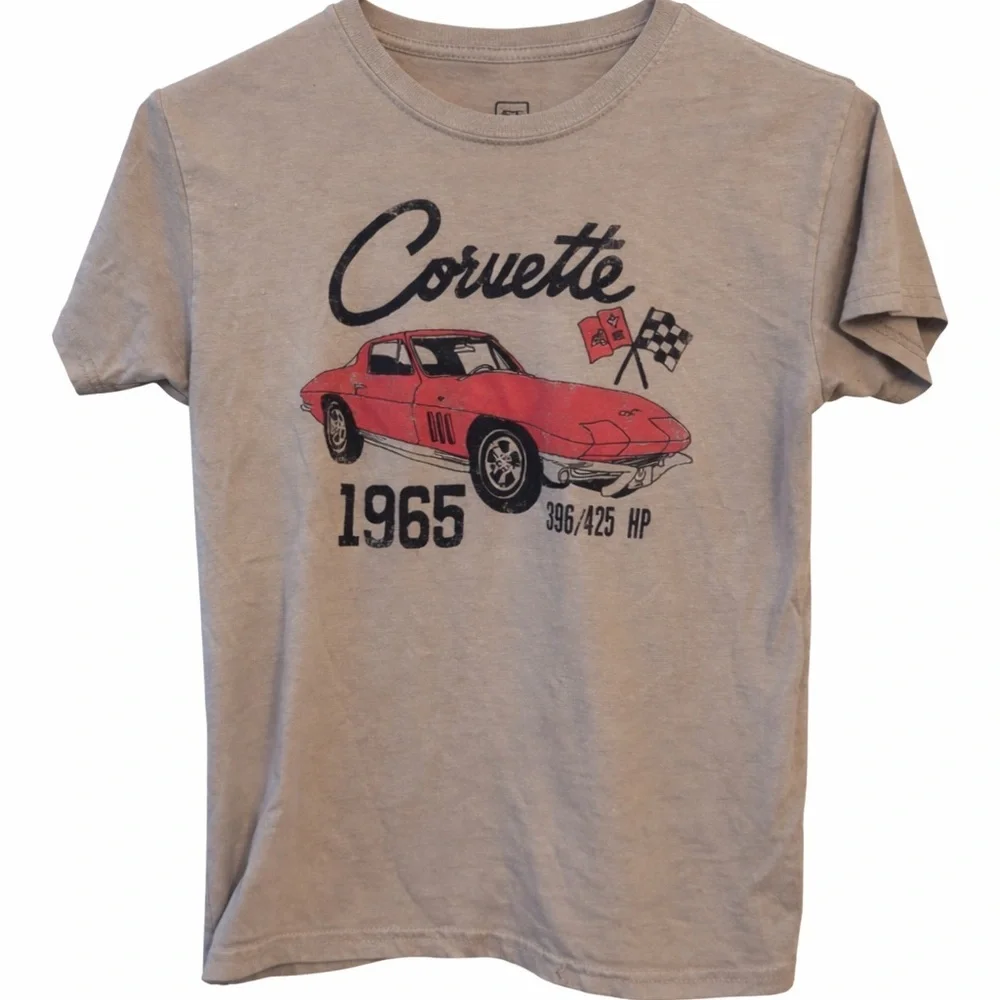 Vintage Style Corvette Graphic Tee 1965 | Women’s XS | Short Sleeve - Picture 2 of 5
